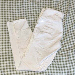 Fabletics White PowerHold Leggings